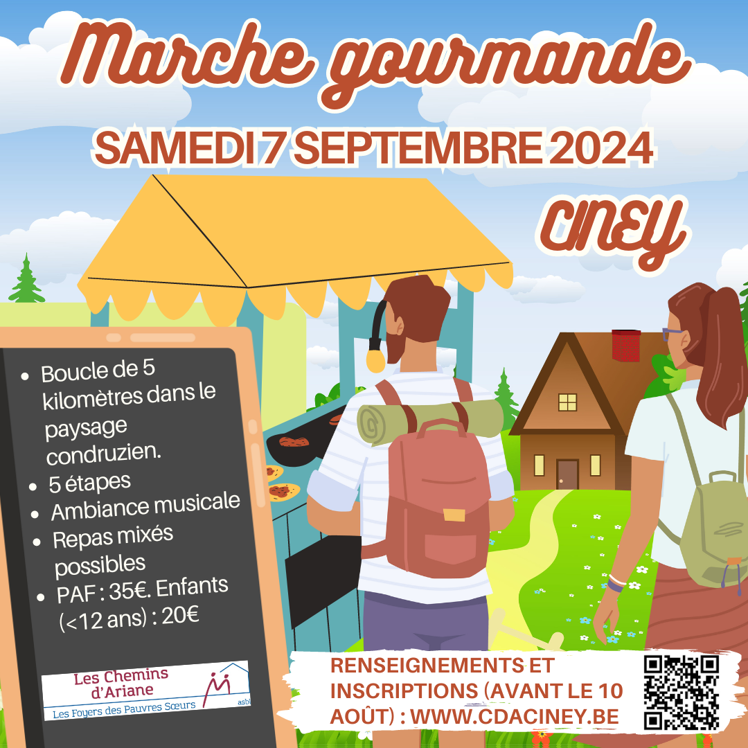 Publicité pour la Marche gourmande