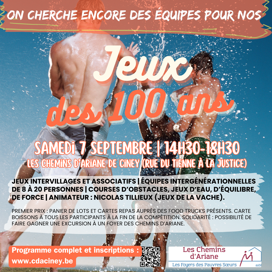 Inscriptions aux jeux des 100 ans